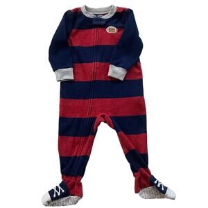 Carter's Fleece Pajamas Footie Sleeper 12 Months Toddler Boys